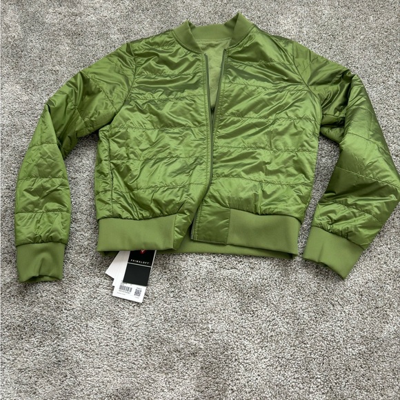 Lululemon Reversible Nonstop Bomber jacket NEW W Tags size 8 - Picture 4 of 8